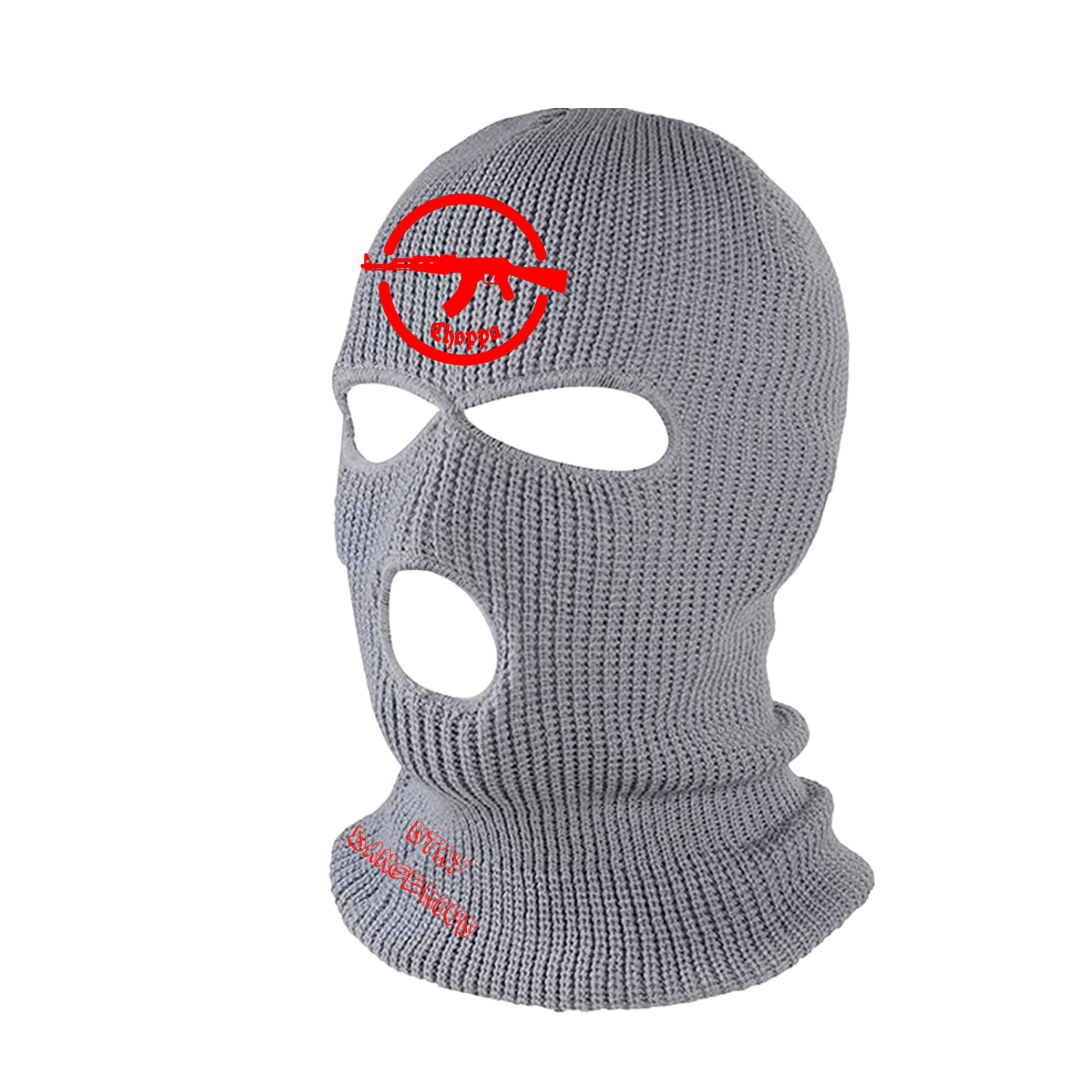 Grey Choppa Ski Mask